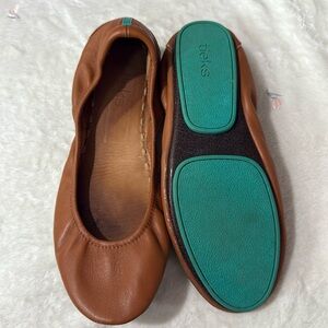 Brown Tieks Flats